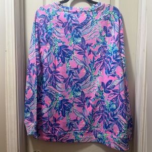 Lilly Pulitzer Beach Comber Pullover Luxletic Large
